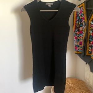 Vintage forever21 black tight mini dress S preowned